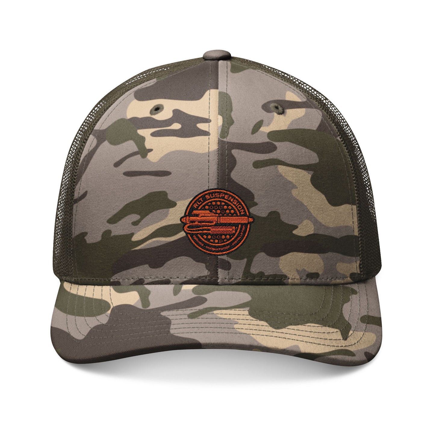 RLT Suspension™ Embroidered Camouflage Trucker Hat - Outdoor Style for Adventurers