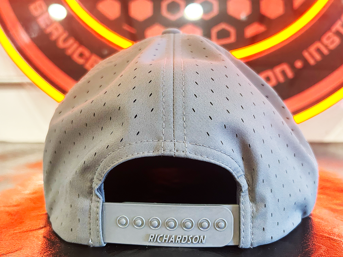 RLT Suspension™ Shop Hat w/Protective Weather Resistant Details
