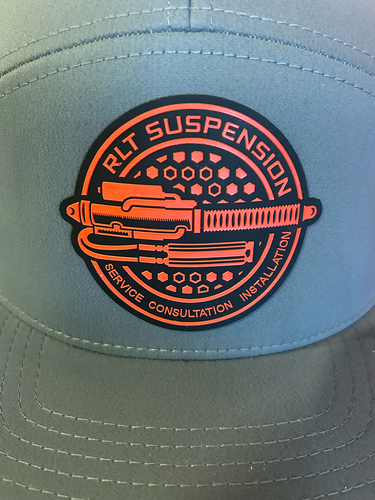 RLT Suspension™ Shop Hat w/Protective Weather Resistant Details